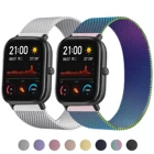 Ремешок 20 мм22 мм для Amazfit GTS22eGTS2 MiniGTR 42 мм47 ммGTR22estratos 23, металлический браслет для часов, Amazfit ремешок bip