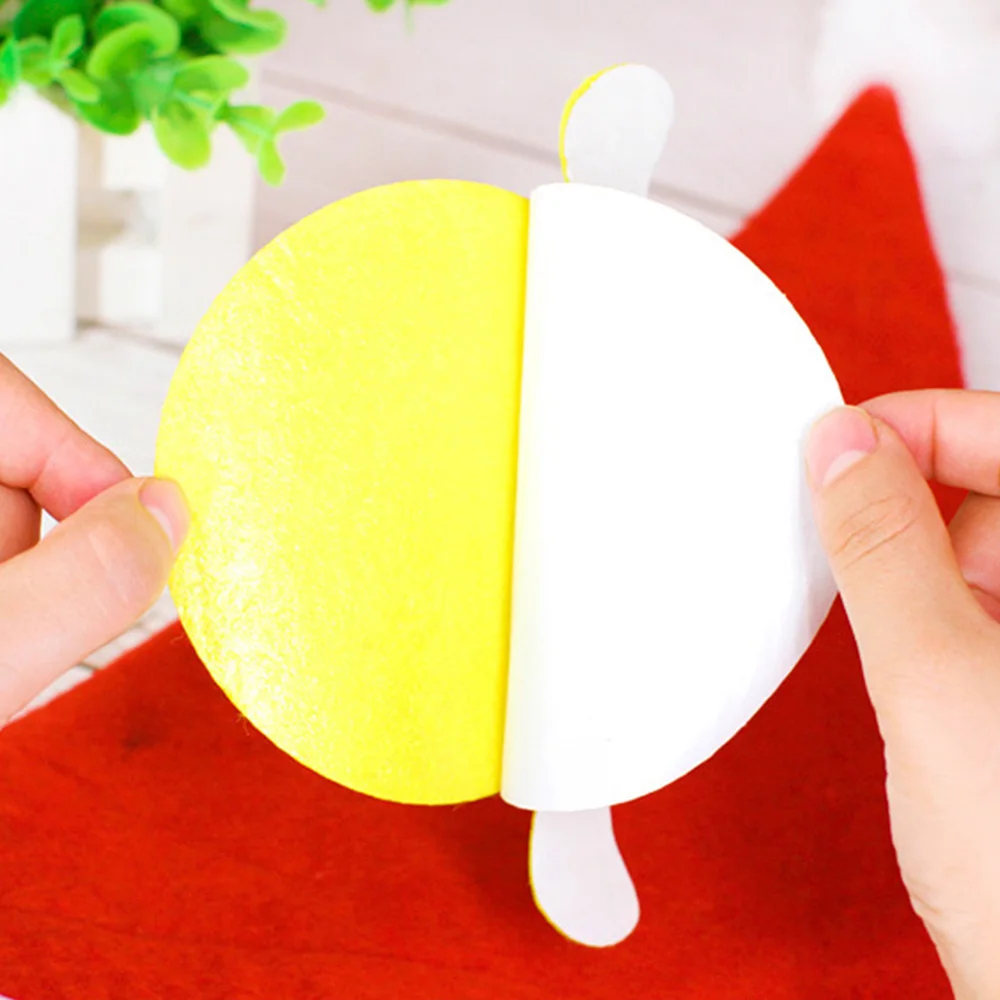 

10 Pcs Kids Handmade Diy Christmas Hat Non-Woven Santa Snowman Christmas Party Cosplay Hat Gifts Children New Year Xmas Gift