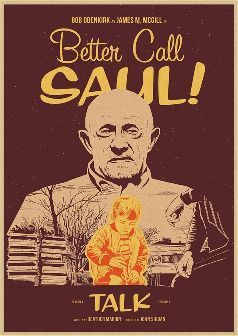 Настенные плакаты с надписью Better Call Saul настенные художественные украшения из