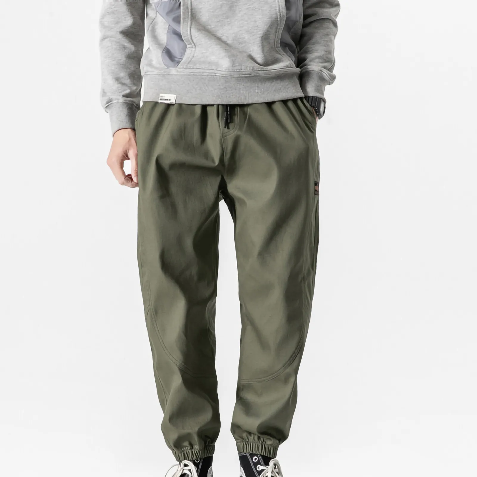 

Man Tracksuit Trousers Fashion Classic Twill Relaxed Fit Work Wear Combat Safety Cargo Pants pantalon chandal hombre N1