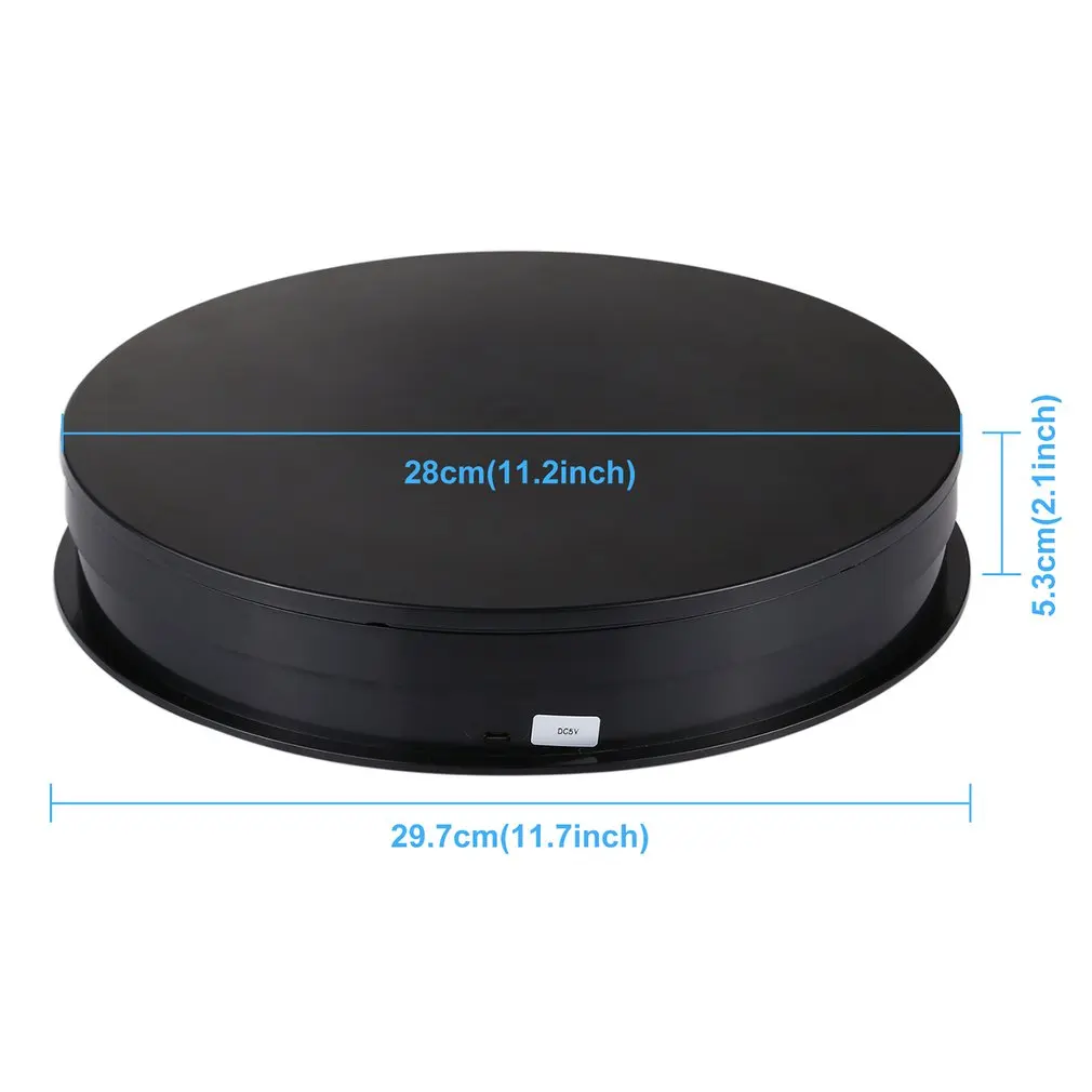 

Durable USB Electric Rotating Turntable Display Stand Video Shooting Props Turntable For Photography
