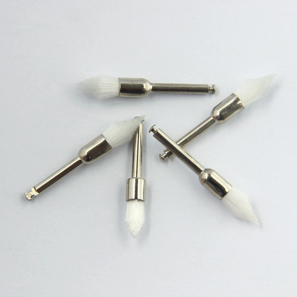 5 шт./упак. нейлоновая зубная полировальная щетка керамический инструмент для