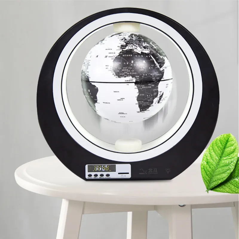 Магнитная левитация Глобус залп подвеска 360 ° вращающийся светодиодный