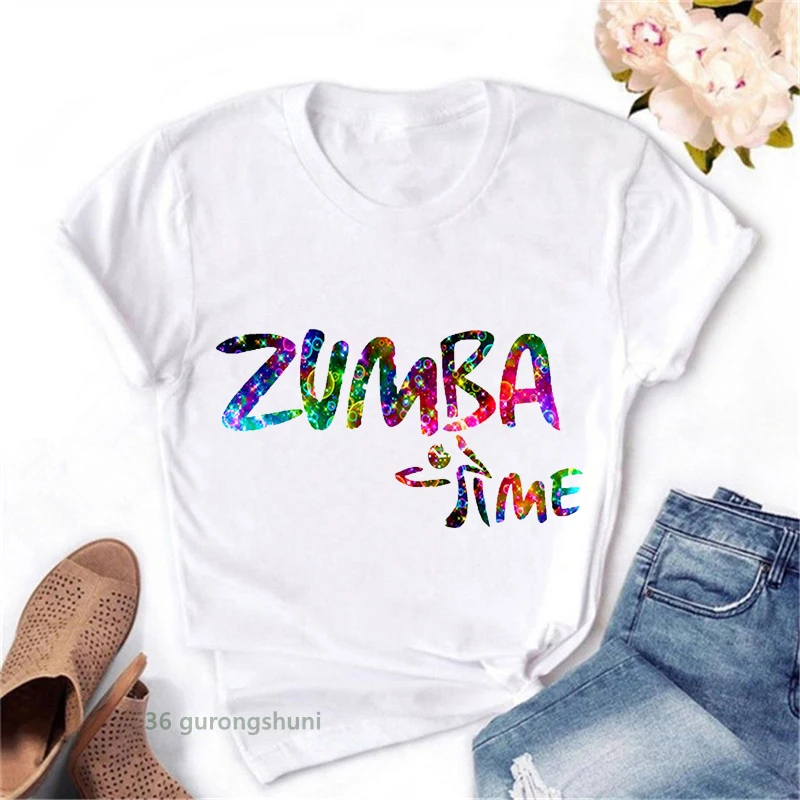 Женская футболка Zumba Спортивная для занятий спортом гимнастикой фитнесом