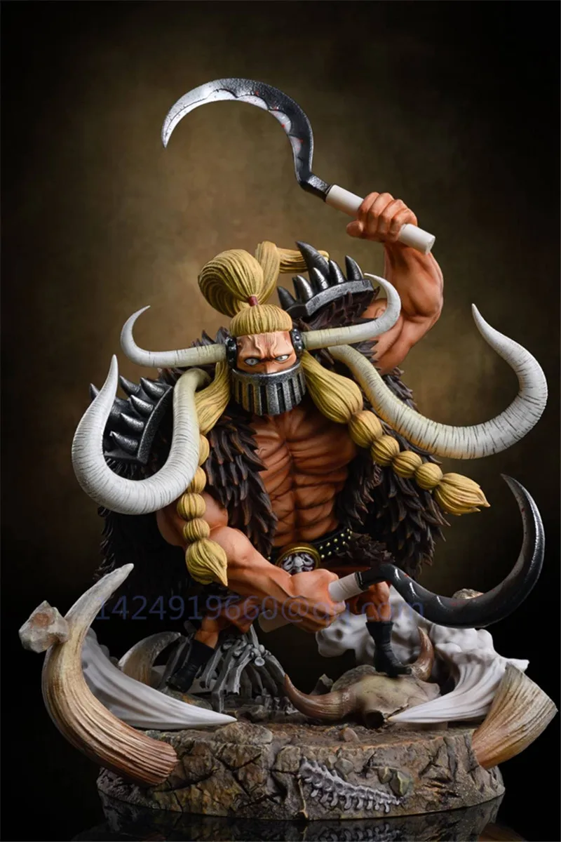 

GK Statue Anime ONE PIECE Droughts Jack Beasts Pirate Mammoth Fruit Capacity Resin Action Figure Collectible Model Toy R601