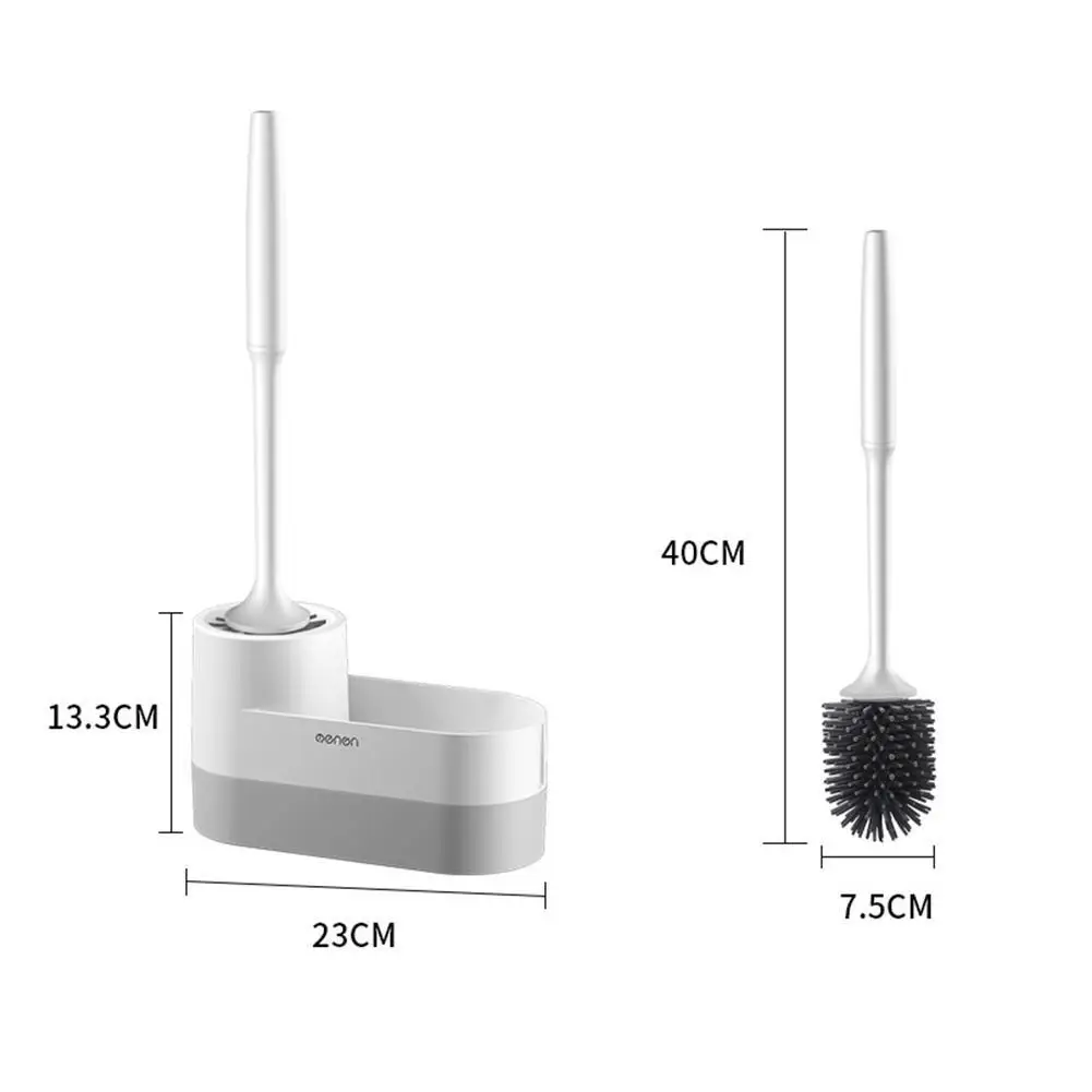 

Silicone Toilet Brush Floor-standing Wall-mounted Base Cleaning Brush for Toilet WC Bathroom Accessories
