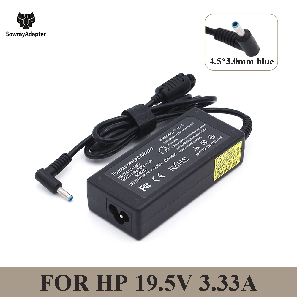 19 5 V 3.33A 4 5*3 0 мм 65 Вт ноутбук AC адаптер питания зарядное устройство для HP Chromebook 11 G4 EE
