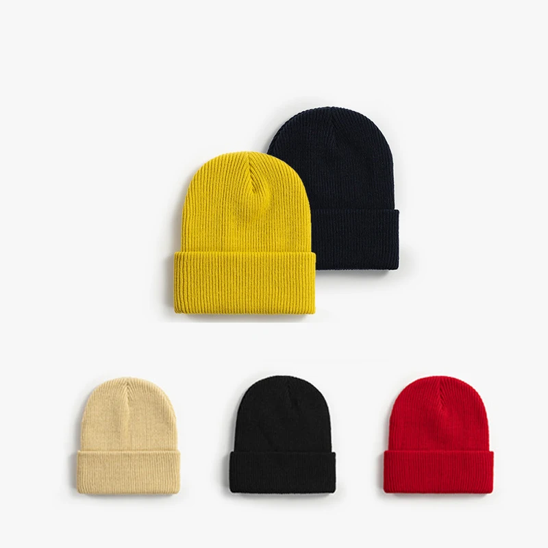 

Winter Hats For Women Warm Blended Knit Soft Colorful Couple Cap Lady Thread Knitted Beanie Chapeau Femme шляпа женская 2021