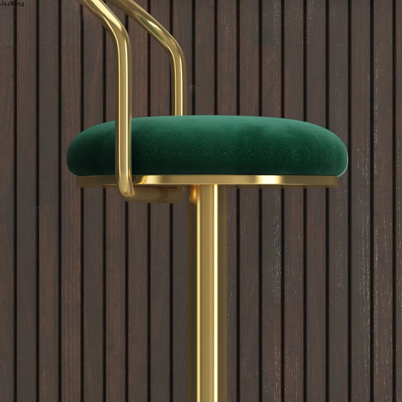 

Nordic Rotary Lift Modern Simple Bar Chair Front Desk Chair Luxury Home Coffee Shop High Stool Restaurant Furniture Vanity Chair