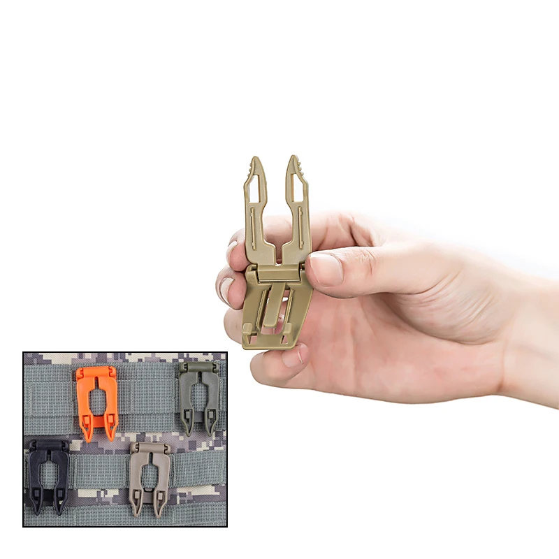 

Durable Tactical Harness Management Tools, Backpack Accessories, Tactical Clips, Multi-purpose Fasteners (5-piece Set)