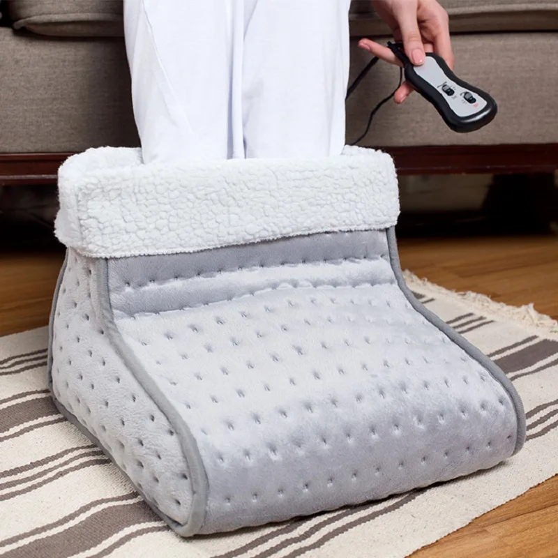 Мягкие микроплюшевые электрические подогреватели для ног грелки зимняя обувь