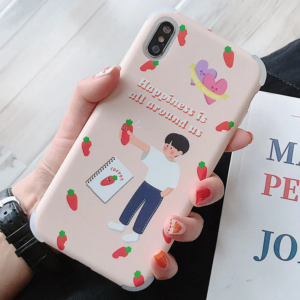 Защитный чехол KISSCASE для iPhone X XS Carcasa телефона мальчиков и девочек 7 7Plus 8Plus 6 6Plus 6S Plus