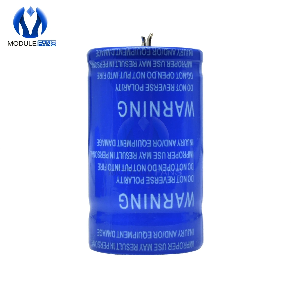 6PCS 2.7V 500F Super Farad Capacitor For Car Vehicle Rectifier Low ESR Capacitor Ultracapacitor High Frequency