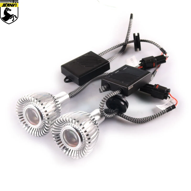 Sanvi 2pcs 12 5 W 5500K лазерный проектор Объектив авто фары дальнего света модуль для