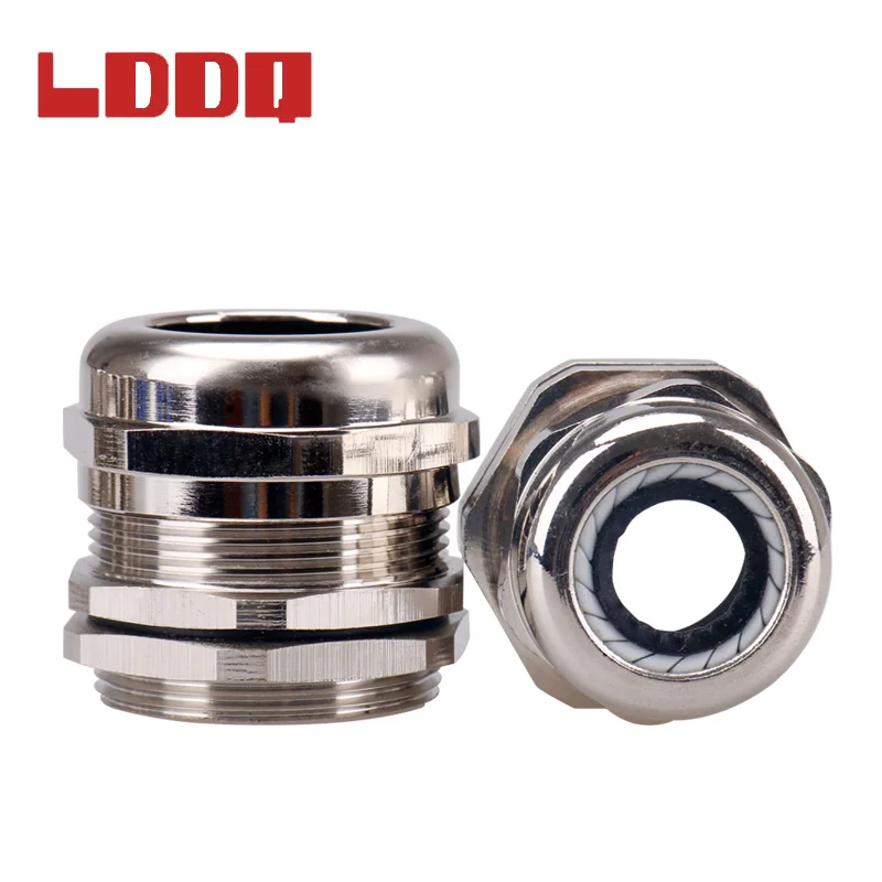 LDDQ 1/2/3 шт. PG7 серебристый тон IP68 Водонепроницаемый соединитель из нержавеющей