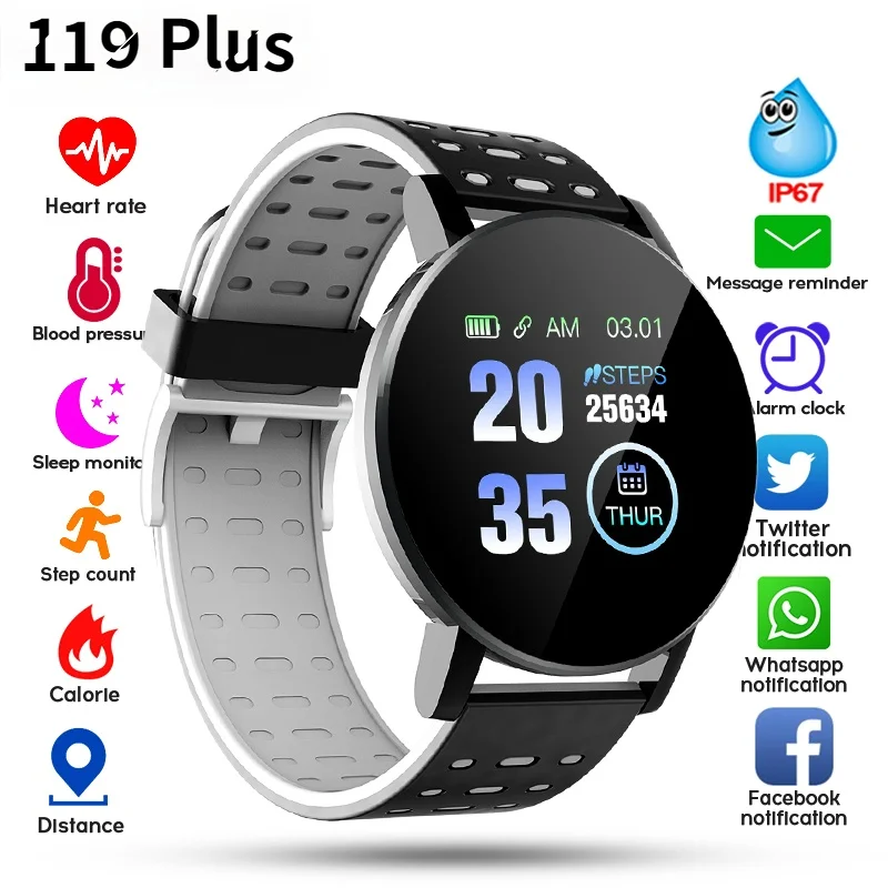 

Smart Watch Men Waterproof Blood Pressure Women Watches Fitness Tracker WhatsApp Smartwatch for Android IOS Smart Clock relojes