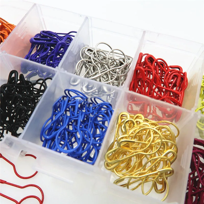 

1 Box Safety Lock Needle Decor Craft Locking Stitch Locking Tool Gourd Type Small Pin High For Quality Clothing Tag Hanging Rope