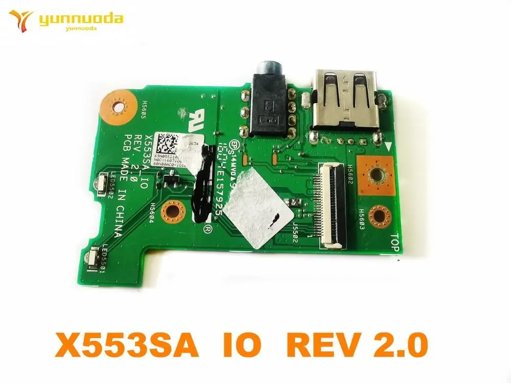 Фото Оригинальная USB-плата для ASUS X553SA, аудиоплата X553SA IO REV 2,0, протестирована, хорошая, бесплатная доставка №2