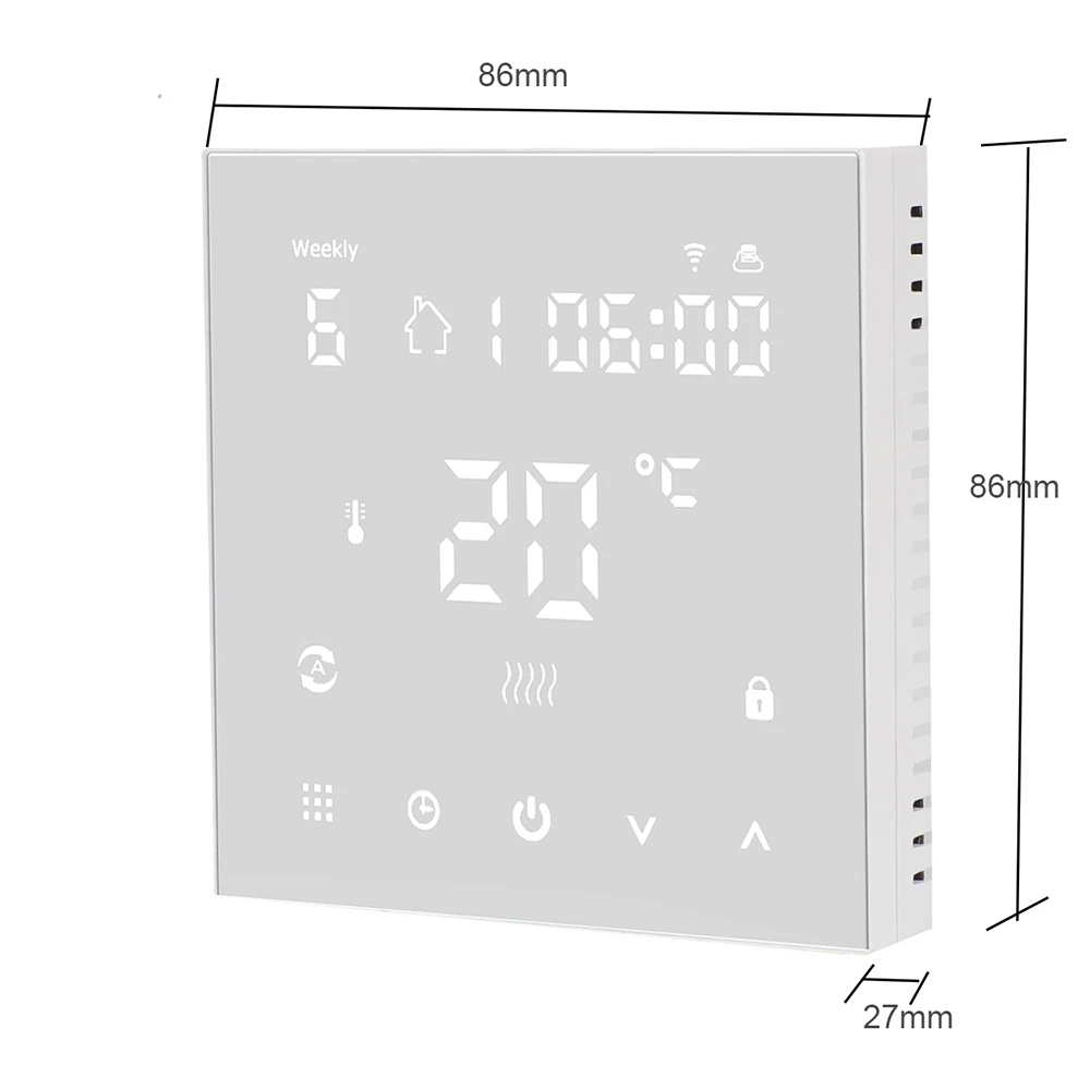 Цифровой программируемый термостат для теплого газового котла с Wi Fi