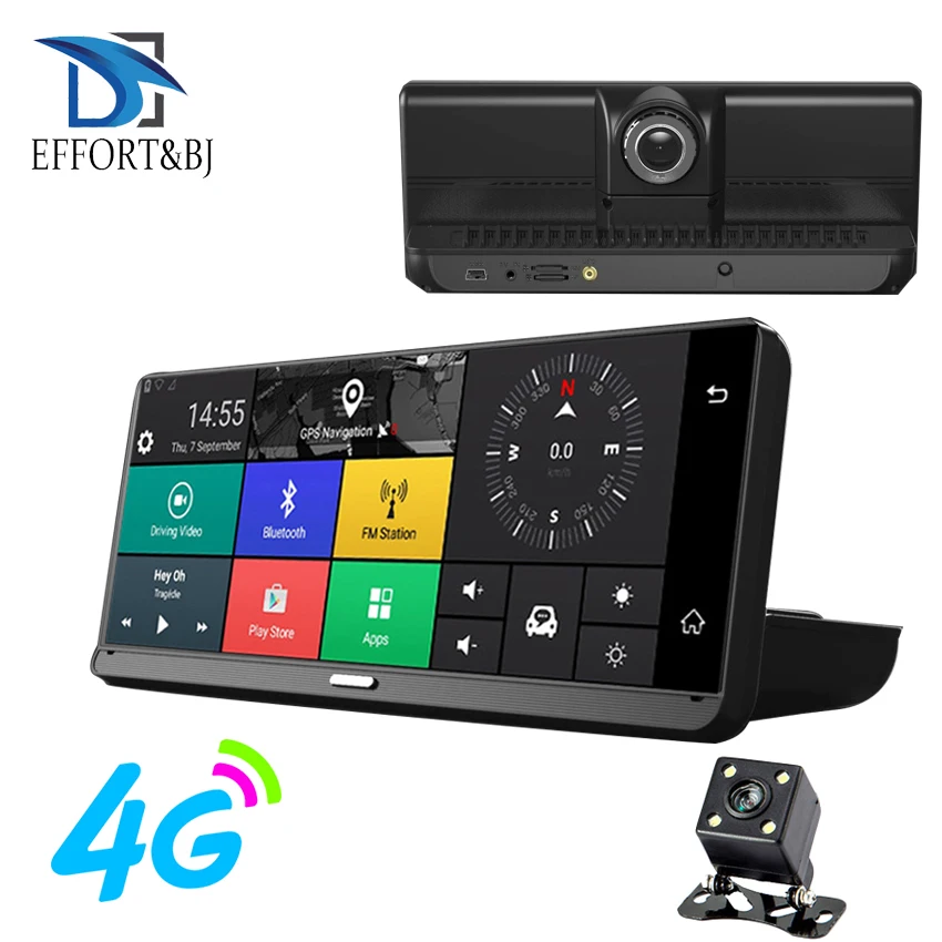 

Автомобильный видеорегистратор с GPS-навигацией, 4G, 8 дюймов
