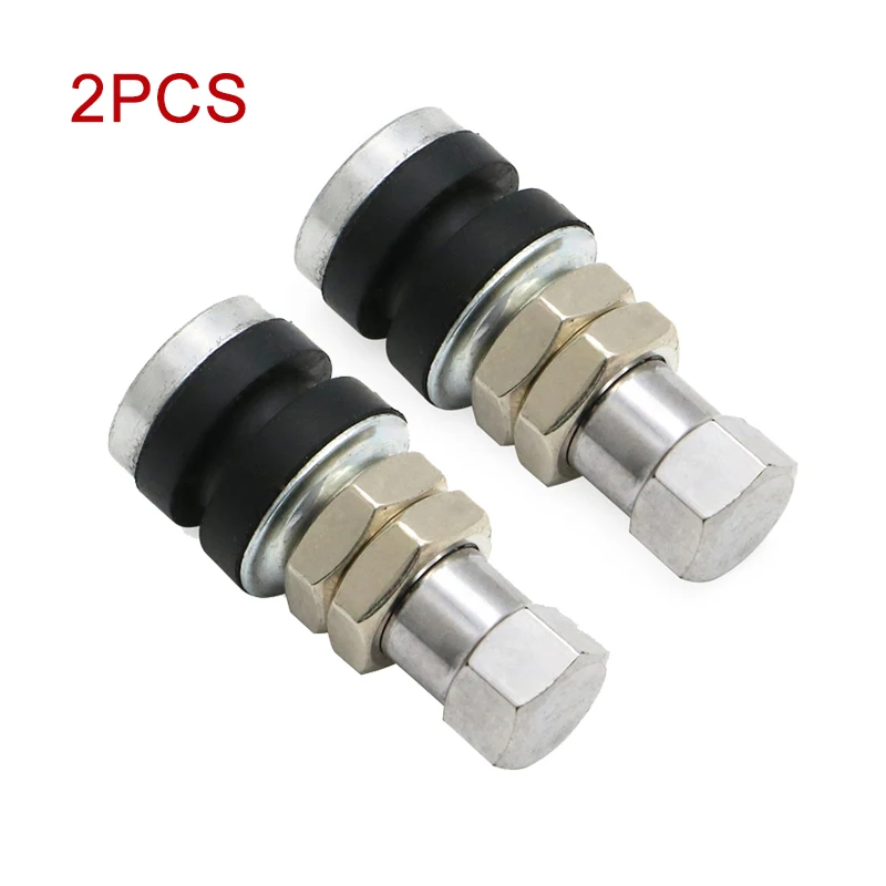 2 шт. TR161 металлические шины короткий клапан Стебли болт W/пылезащитный колпачок