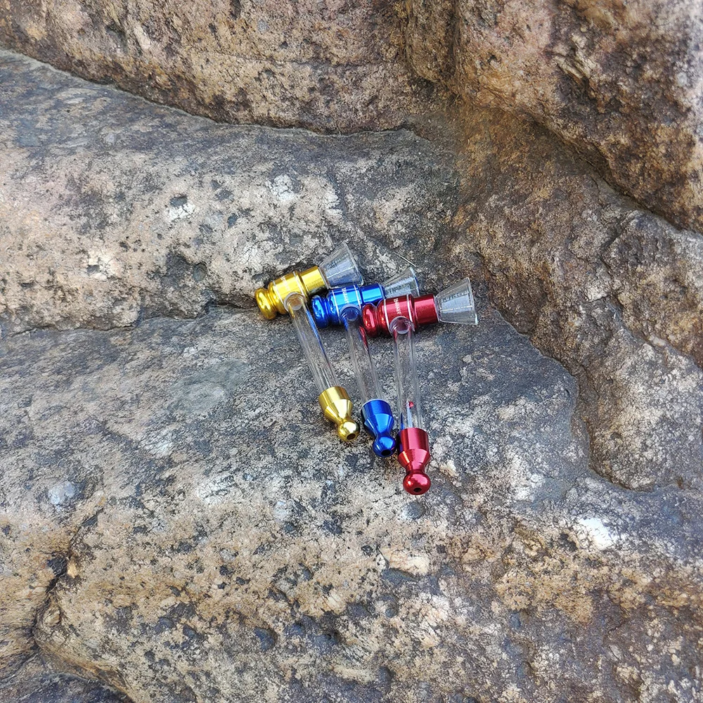 HORNET стеклянные курительные трубки 15 мм Стеклянная Чаша металлическая