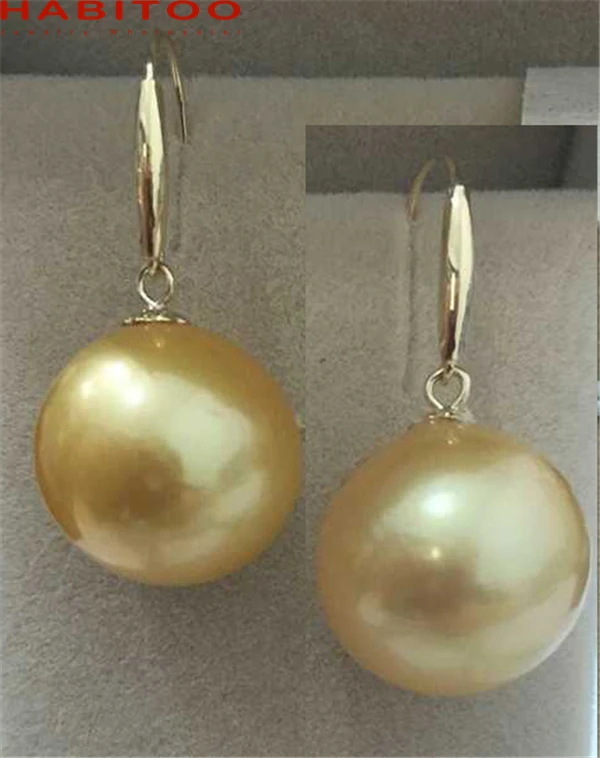 Модные серьги-кольца для женщин с натуральным золотом, 12-13 мм