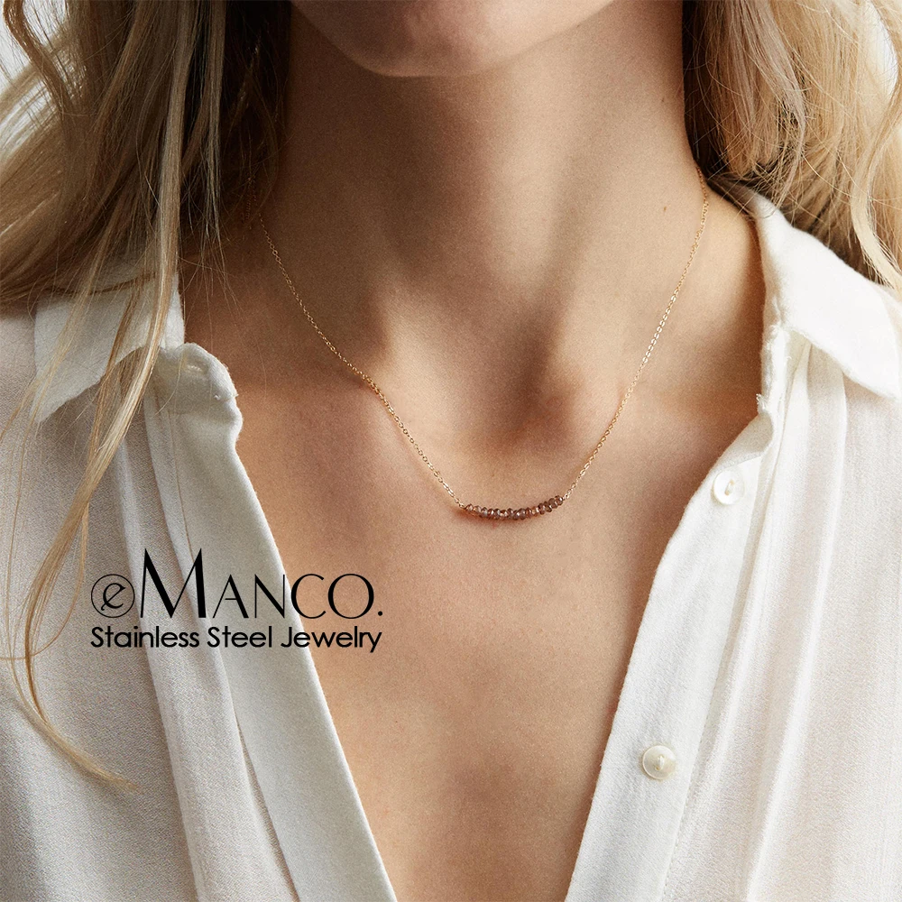 EManco 316L ожерелье из нержавеющей стали женское с подвеской в виде кофейника для