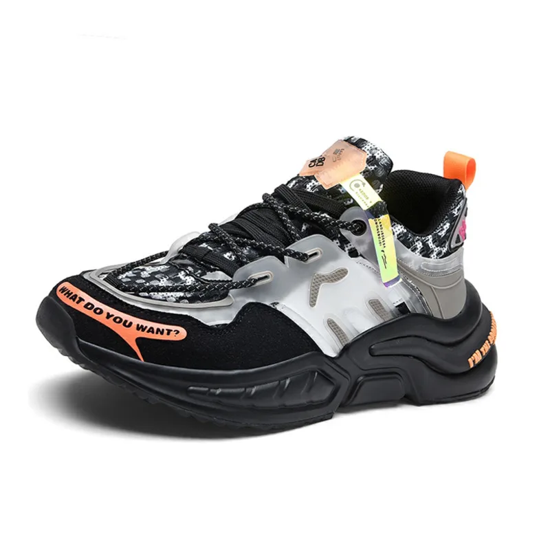 

2021 Men Casual Shoes TPU Breathable Lace-Up Men Sneakers Fashion Youth Street Sports Training Shoes Man Walking Running Shoes