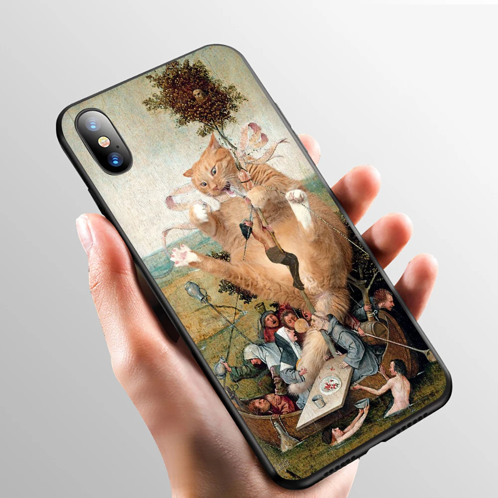 Босха Чехлы для мобильного телефона из мягкого силикона чехол iphone 5 5S SE 2020 6 6S 7 8 plus