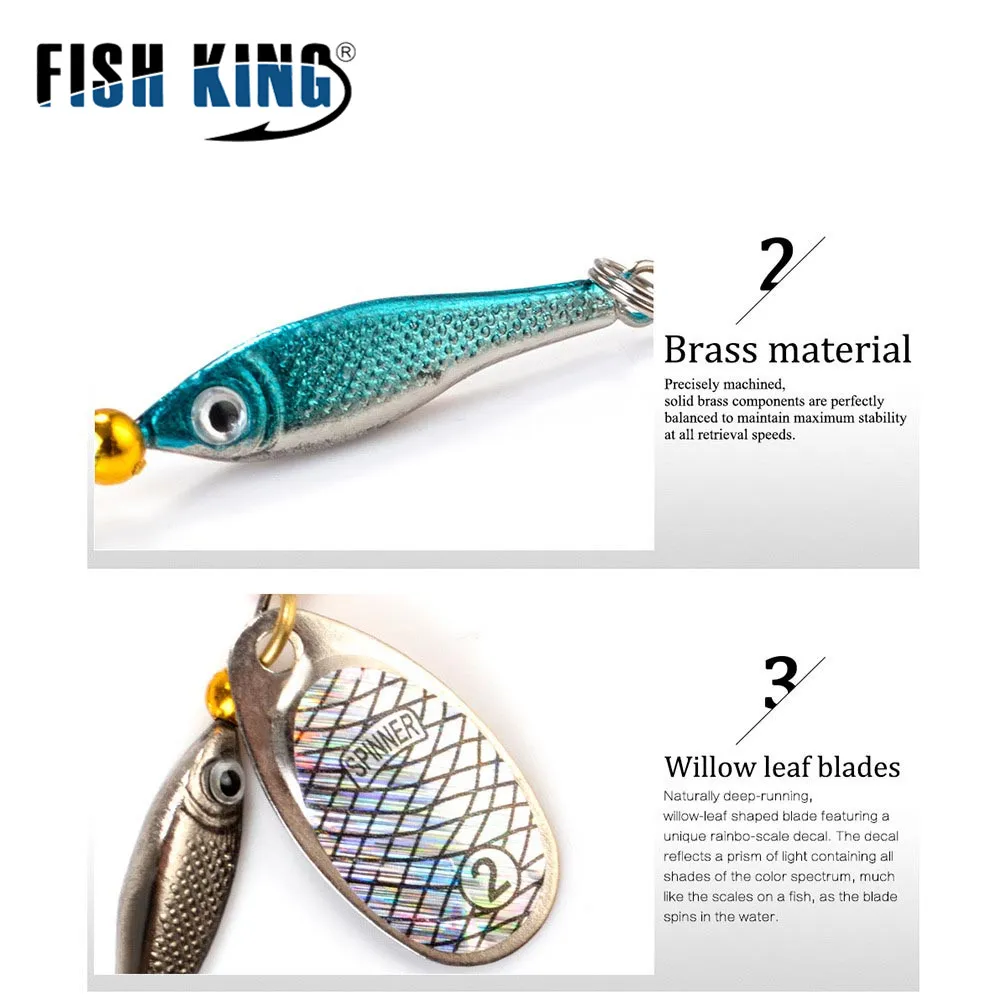 Рыболовный воблер FISH KING 5 6 г шт. Наживки Тройной Крючок | Спорт и развлечения