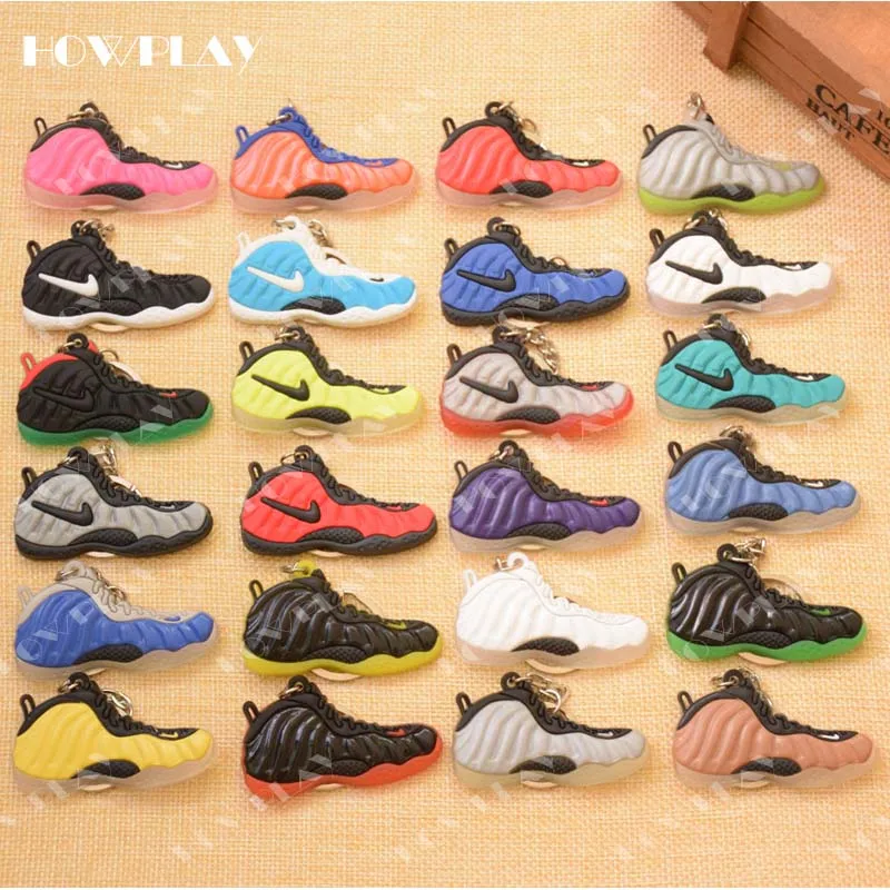 HowPlay AJ брелок 100 шт баскетбольные брелоки в виде обуви подвеска на рюкзак