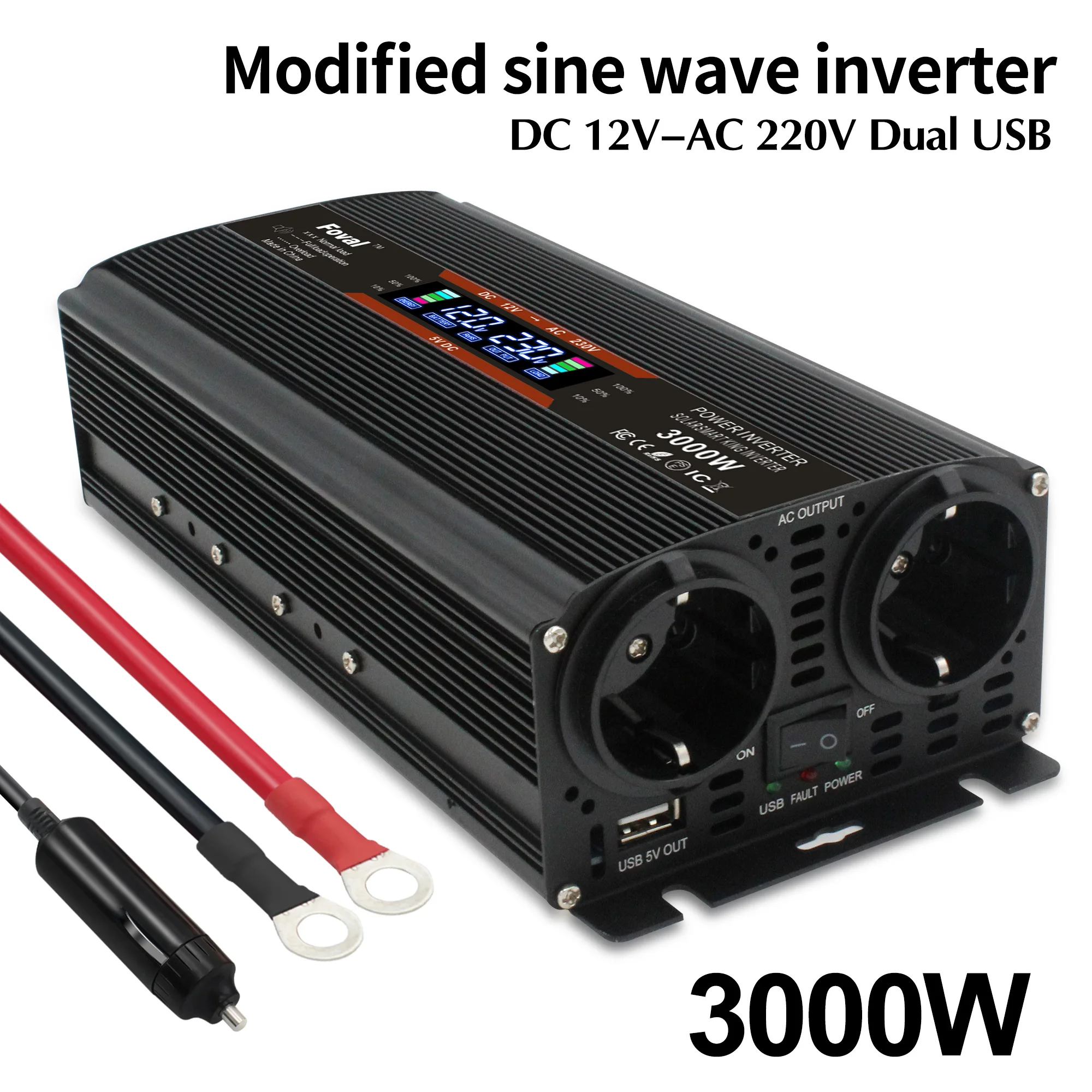 3000 Вт пиковый новый внешний страховочный Универсальный/Американский разъем