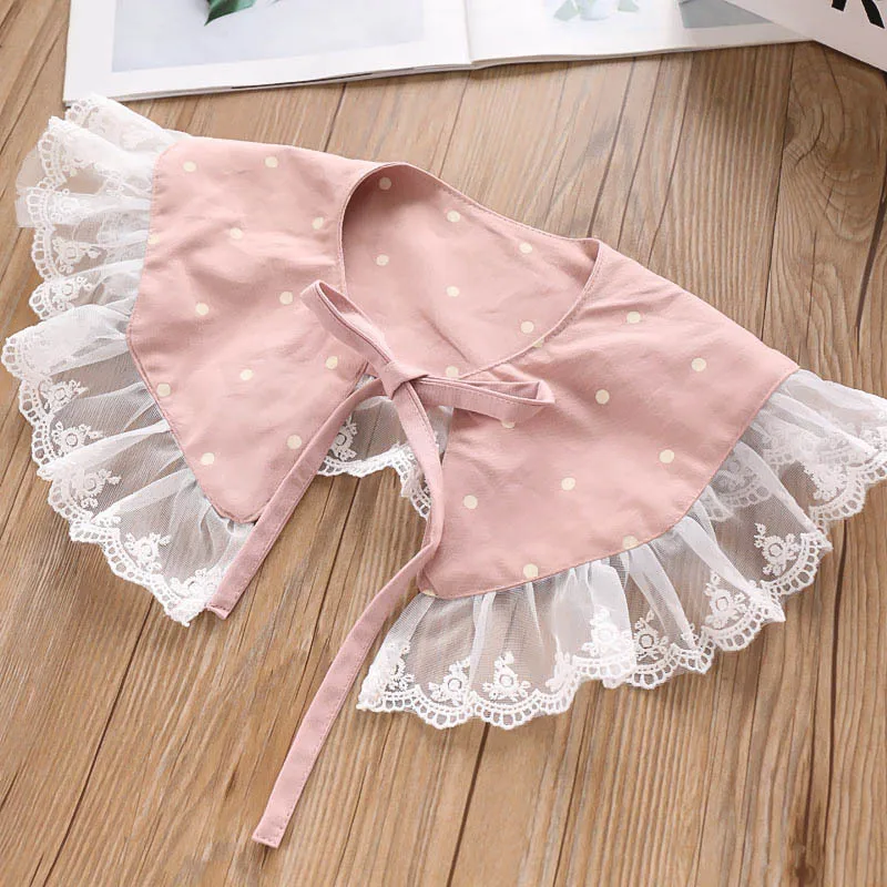 Осень 2019 г. кружевной плащ с цветочным узором для девочек шаль Детское пальто