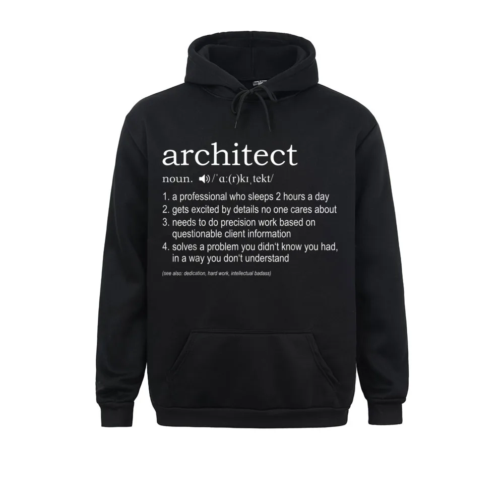 

Architect Definition Funny For Architects Sweatshirts Long Sleeve Slim Fit Women Men Fall Hoodies Funny Sportswear