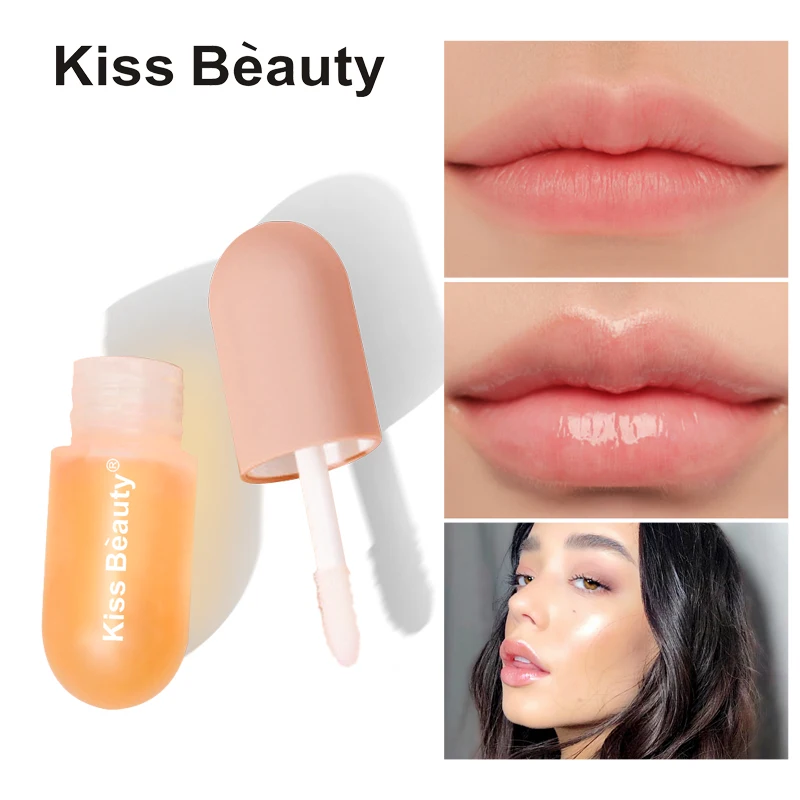 

Plant lip plumping Lip Gloss Plumper Oil Shiny Clear Liquid Enlarge Lipsticks Moisturizing Women Makeup Lip Tint Balm Cosmetics