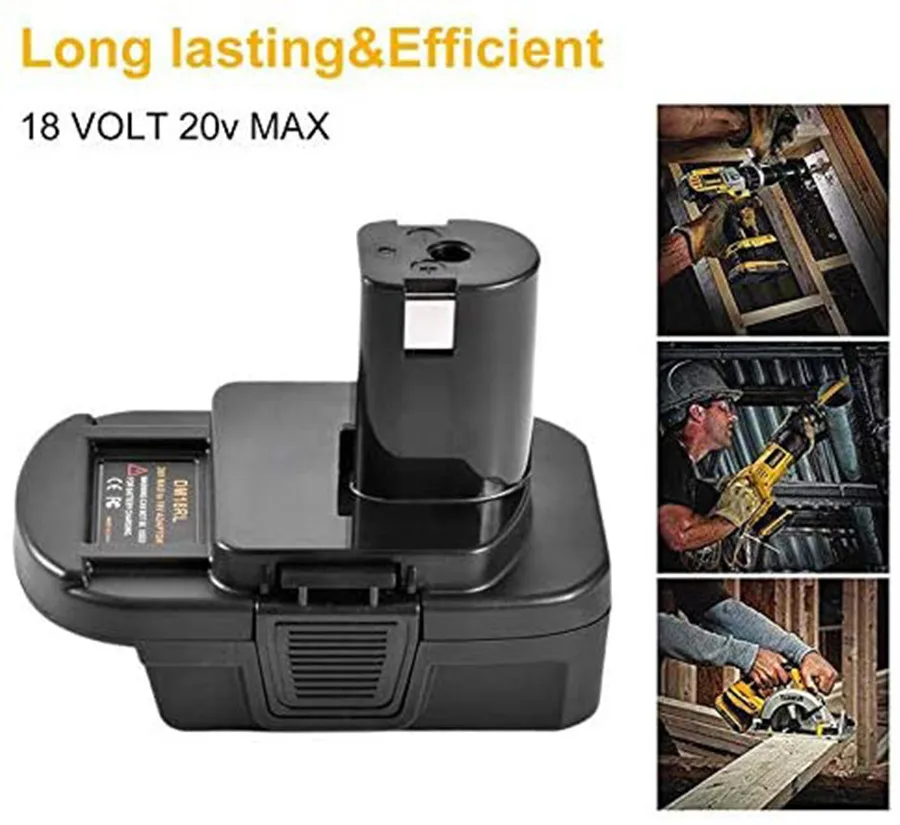Адаптер для аккумулятора DM18RL USB dm20robfor RYOBI преобразователь DEWALT 20 в Milwaukee M18 18