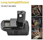 Адаптер для аккумулятора DM18RL, USB dm20robfor RYOBI, преобразователь DEWALT 20 в Milwaukee M18 в 18 в, адаптер для аккумулятора