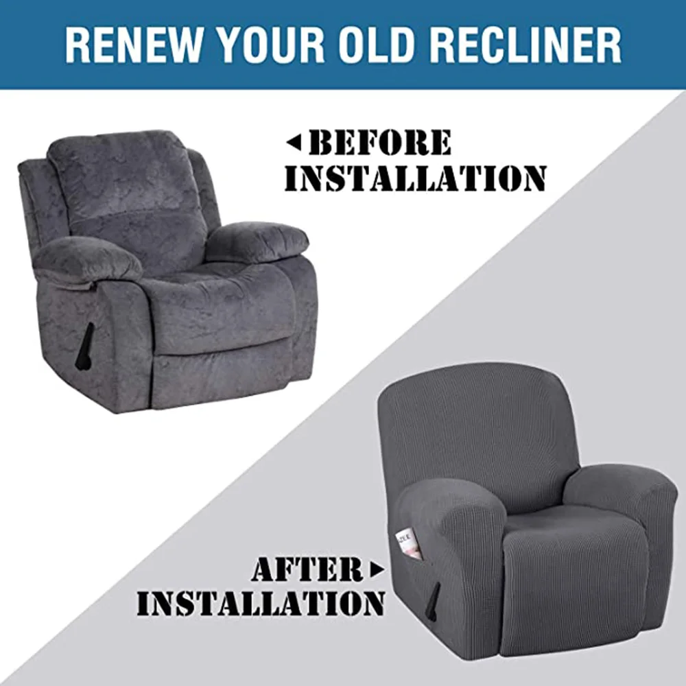 Супер эластичные Чехлы для кушетки чехлы кресла с откидывающейся спинкой