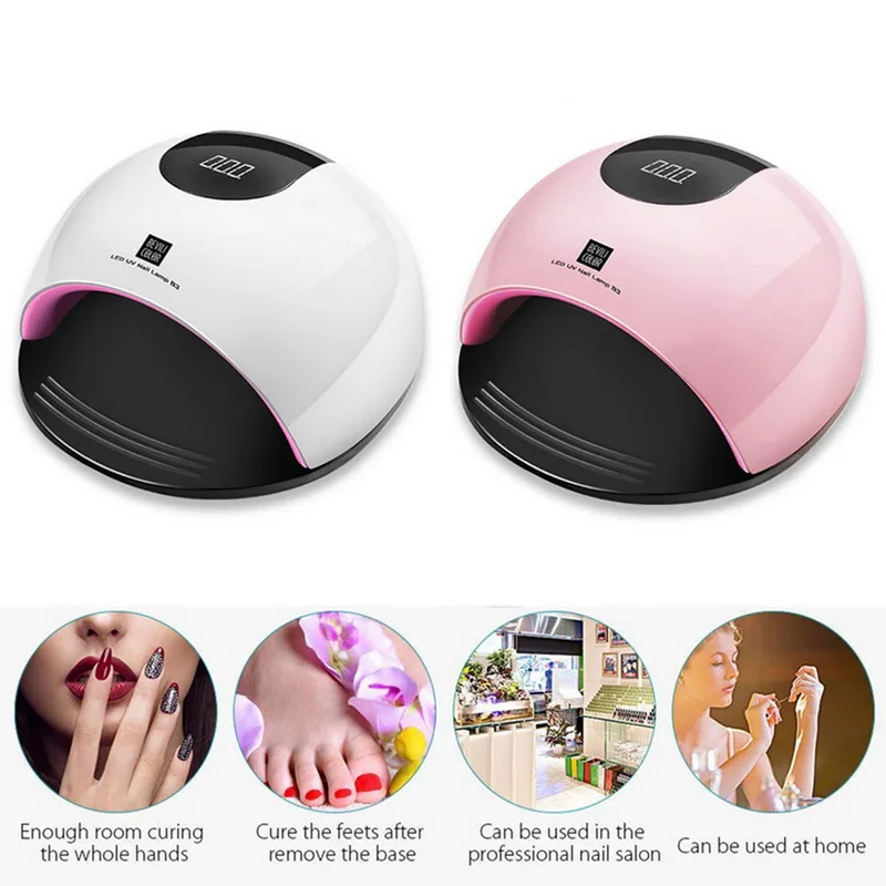 B3 профессиональный светодиодный УФ-лампа 80 Вт Сушилка для ногтей Гель-лак