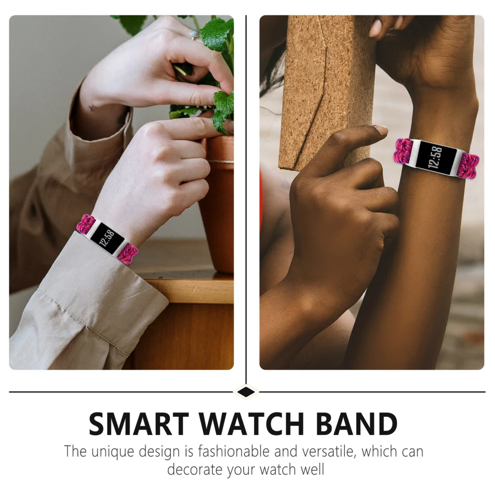 

Weaving Watchband Universal Watch Accessory Compatible with Fitbit Charge3/4