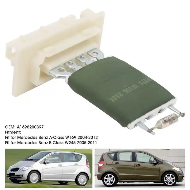 Heater Blower Motor Resistor A1698200397 Fit for Mercedes Benz A-Class W169/B-Class W245 New | Parts