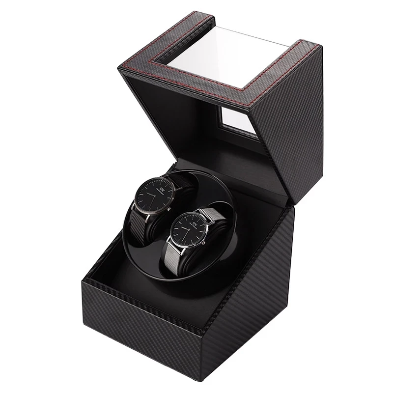 2 Slots Watch Winder For Automatic Watches Box USB Charging Watch Shaker Watch Storage Dislpay Box Wristwatch Organizer Case enlarge
