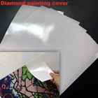 5D чехол для алмазной живописи, пылезащитная бумага, антипригарная антигрязная крышка, алмазная Бриллиантовая фотобумага сделай сам, силиконовая масляная бумага