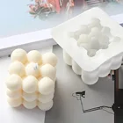 Силиконовая форма в форме волшебного шара 3D для изготовления свечей, форма для соевого воска, пластырь для ароматерапии свечи, восковые формы для мыла ручной работы