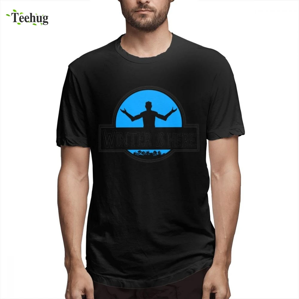 

Winter Is Here With The Night King Top Tees New Casual Man Geek Unique Design O-neck Tee Shirt For Male