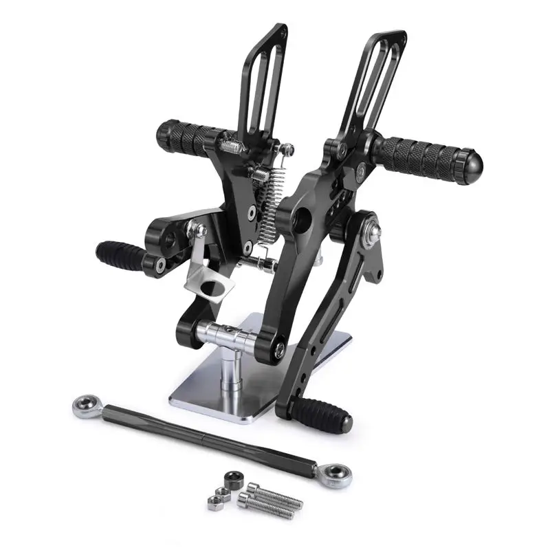 Мотоцикл Rearset для Kawasaki Ninja 400 250 с ЧПУ Регулируемые задние комплекты сдвиг Подножки подножки педали Ninja400 Ninja250