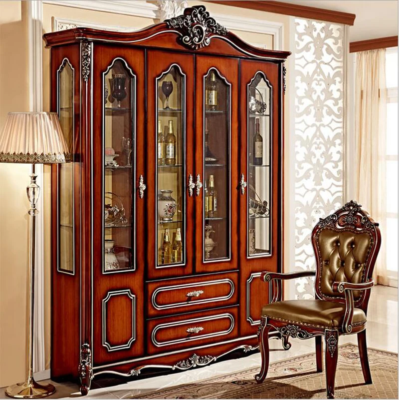 Античный шкаф для напитков в европейском стиле винный pfy4005|cabinet bookshelf|cabinet basecabinet