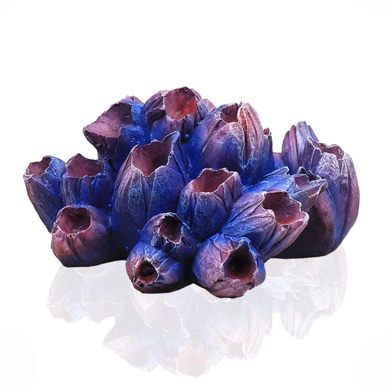 

Resin Aquarium Coral Reef Ornament Betta Fish Hideouts Fish Tank Landscape Decor