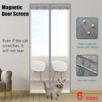 summer mesh net anti mosquito insect fly bug curtain automatic closing door screen kitchen curtain 6 size prevent cat scratch